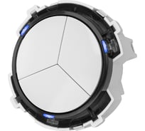 3-клавишный выключатель TDM ELECTRIC 16а 250в кнопочный механизм белый, "байкал" SQ1819-0026