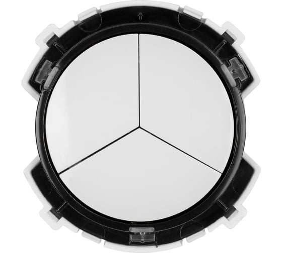 3-клавишный выключатель TDM ELECTRIC 16а 250в кнопочный механизм белый, "байкал" SQ1819-0026