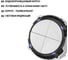 4-клавишный проходной выключатель TDM ELECTRIC 16а 250в кнопочный механизм белый, "байкал" SQ1819-0029 5