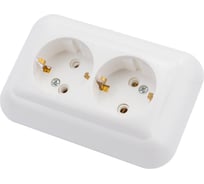 Розетка SVET скр. уст. 2-мест. с з/к РС16-002 50 SV0925-0155