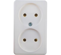 Розетка SVET откр.уст. 2-мест. РА16-008 90 SV0925-0141