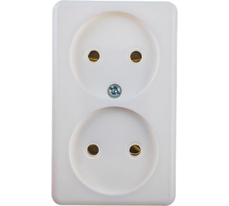 Розетка SVET откр.уст. 2-мест. РА16-008 90 SV0925-0141