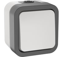 Переключатель одноклавишный IEK Tors 10а ip55 ts201 белый TS-V10-0-10-55-K41