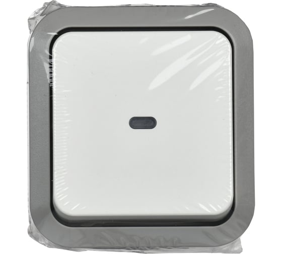 Переключатель одноклавишный IEK Tors с индикацией 10а ip55 ts202 белый TS-V10-1-10-55-K41