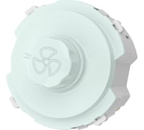 Диммер для вентилятора TDM ELECTRIC (rl, 450вт) поворотный фисташковый, "байкал" SQ1819-0142