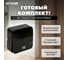 Выключатель открытой установки STEKKER 2-клавишный с индикатором, 250в, 10а, ip20, серия софия, черный, msw10-21-02, 49294 5