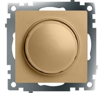Выключатель диммирующий (механизм) STEKKER 250в, 500w, серия катрин, золото, gls10-7106-08 , 49218
