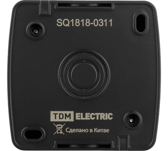 Выключатель на 2 направления TDM ELECTRIC 1-кл. открытой установки IP44 10А графит "Селигер" SQ1818-0311