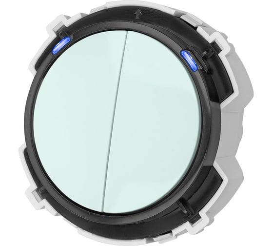 Выключатель TDM ELECTRIC 2-кл. 16а 250в кнопочный механизм фисташковый, "байкал" SQ1819-0124