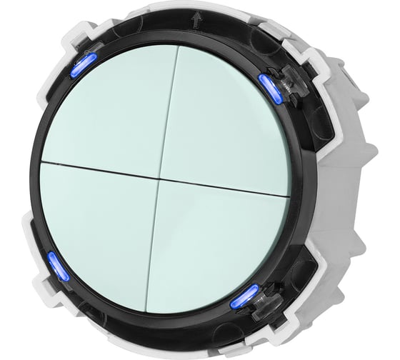 Выключатель TDM ELECTRIC 4-кл. 16а 250в кнопочный механизм фисташковый, "байкал" SQ1819-0128