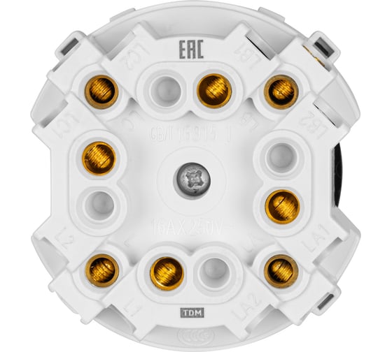 Выключатель TDM ELECTRIC 4-кл. 16а 250в кнопочный механизм фисташковый, "байкал" SQ1819-0128
