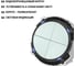 Выключатель TDM ELECTRIC 4-кл. 16а 250в кнопочный механизм фисташковый, "байкал" SQ1819-0128 5