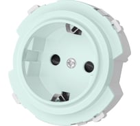 Розетка TDM ELECTRIC 2п+з 16а 250в с защ. шт. фисташковая, "байкал" SQ1819-0107