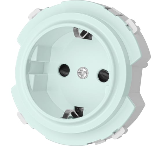 Розетка TDM ELECTRIC 2п+з 16а 250в с защ. шт. фисташковая, "байкал" SQ1819-0107