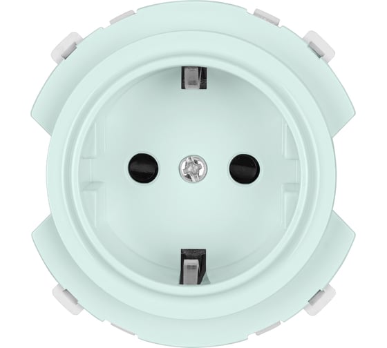Розетка TDM ELECTRIC 2п+з 16а 250в с защ. шт. фисташковая, "байкал" SQ1819-0107