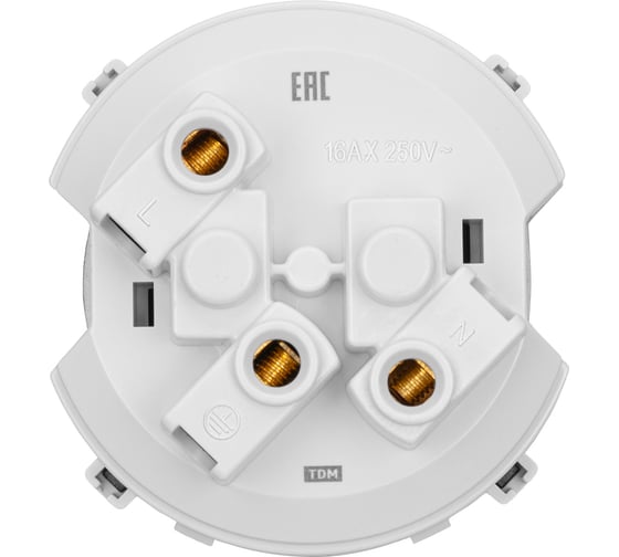 Розетка TDM ELECTRIC 2п+з 16а 250в с защ. шт. фисташковая, "байкал" SQ1819-0107