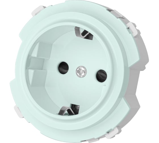 Розетка TDM ELECTRIC 2п+з 16а 250в с защ. шт. фисташковая, "байкал" SQ1819-0107 1