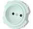 Розетка TDM ELECTRIC 2п 16а 250в с защ. шт. фисташковая, "байкал" SQ1819-0108 1