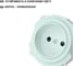 Розетка TDM ELECTRIC 2п 16а 250в с защ. шт. фисташковая, "байкал" SQ1819-0108 5