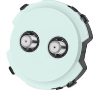 Розетка TDM ELECTRIC tv/sat проходная фисташковая, "байкал" SQ1819-0121