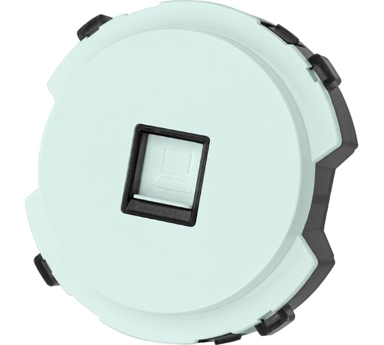 Розетка компьютерная TDM ELECTRIC rj45 фисташковая, "байкал" SQ1819-0114 1
