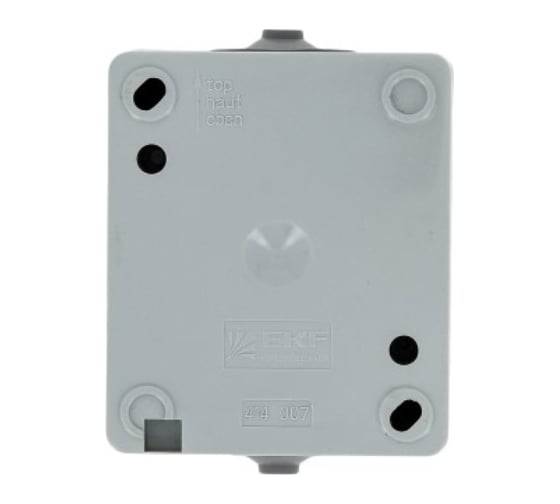 1-местная розетка EKF Венеция 16А с заземлением с крышкой IP54 серый с защитными шторками SQEVR16-029-30-540