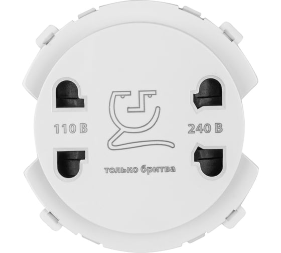 Розетка TDM ELECTRIC для бритвы белая, "байкал" SQ1819-0049