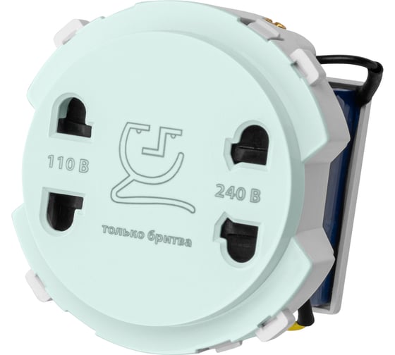 Розетка TDM ELECTRIC для бритвы фисташковая, "байкал" SQ1819-0149