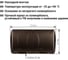 Розетка TDM ELECTRIC двойная 2П+3 открытой установки IP54 16А с крышкой шоколад "Селигер" SQ1818-0214 4