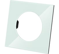 Одиночная рамка TDM ELECTRIC фисташковая, стекло, "байкал" SQ1819-0102