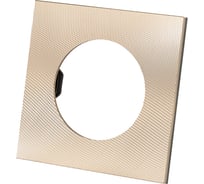 Одиночная рамка TDM ELECTRIC шампань, алюминий, текстурированный, "байкал" SQ1819-0555