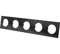 Пятипостовая рамка TDM ELECTRIC агат, алюминий, текстурированный, "байкал" SQ1819-0259