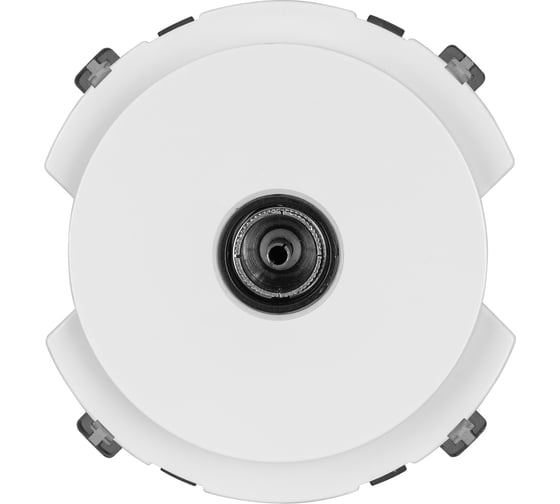 TV розетка TDM оконечная, белая, "байкал" SQ1819-0011