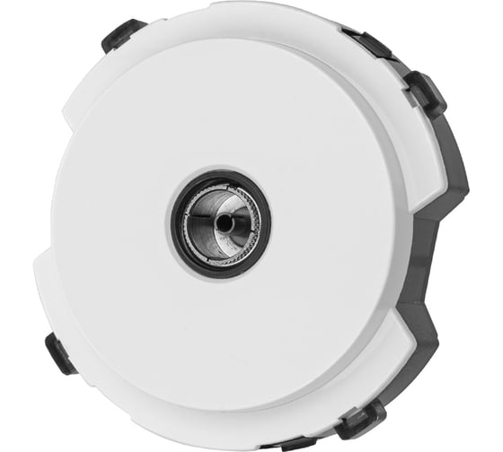 TV розетка TDM ELECTRIC оконечная, белая, "байкал" SQ1819-0011 1