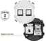 Розетка TDM ELECTRIC телефонная rj11 + компьютерная rj45, белая, "байкал" SQ1819-0017 4