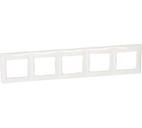 Рамка Legrand 5 постов Valena белый 774455