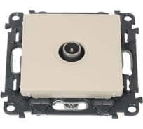 Розетка Legrand Valena LIFE  ТВ оконечная 10дБ 0-862 МГц.С лицевой панелью.Слоновая кость 753560