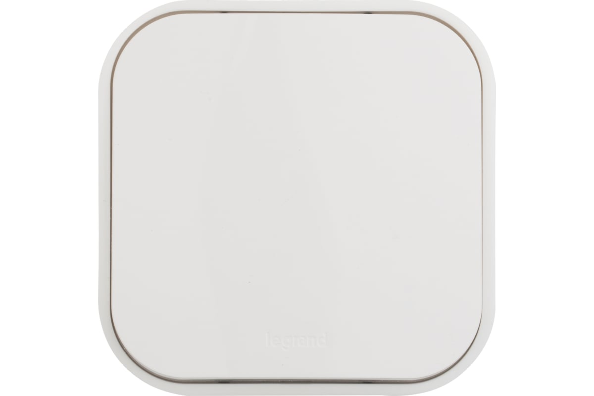 Выключатель Legrand 1-клавишный ОП Quteo 10 А IP20 10АХ белый Leg ...
