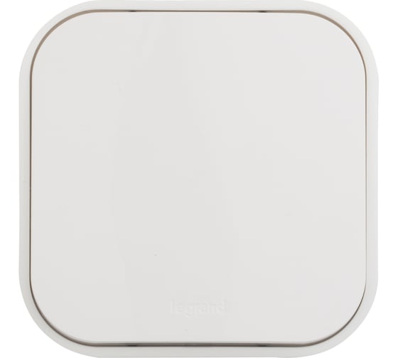 Выключатель Legrand одноклавишный Legrand Quteo IP20 10А 250В винтовые зажимы накладной монтаж белый 782200