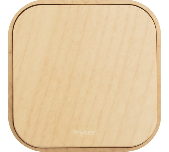 Переключатель Legrand одноклавишный Legrand Quteo IP20 10А 250В винтовые зажимы накладной монтаж дерево 782264