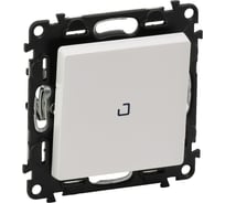 Выключатель Legrand Valena LIFE 10АХ 250В с подсветкой.С лицевой панелью.Белый 752410