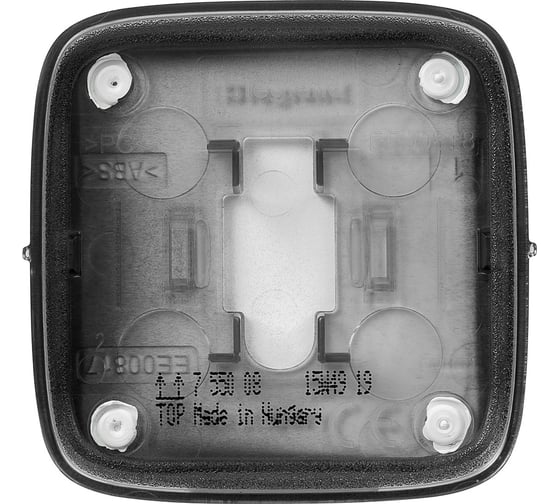 Лицевая панель Legrand Valena Allure для 1-клавишного выключателя антрацит Leg 755008
