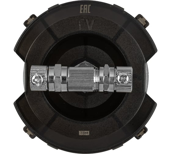 TV розетка оконечная TDM ELECTRIC шампань, "байкал" SQ1819-0511