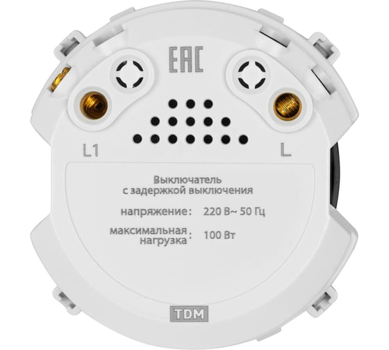 Выключатель с задержкой выключения TDM 16а 250в агат, "байкал" SQ1819-0245