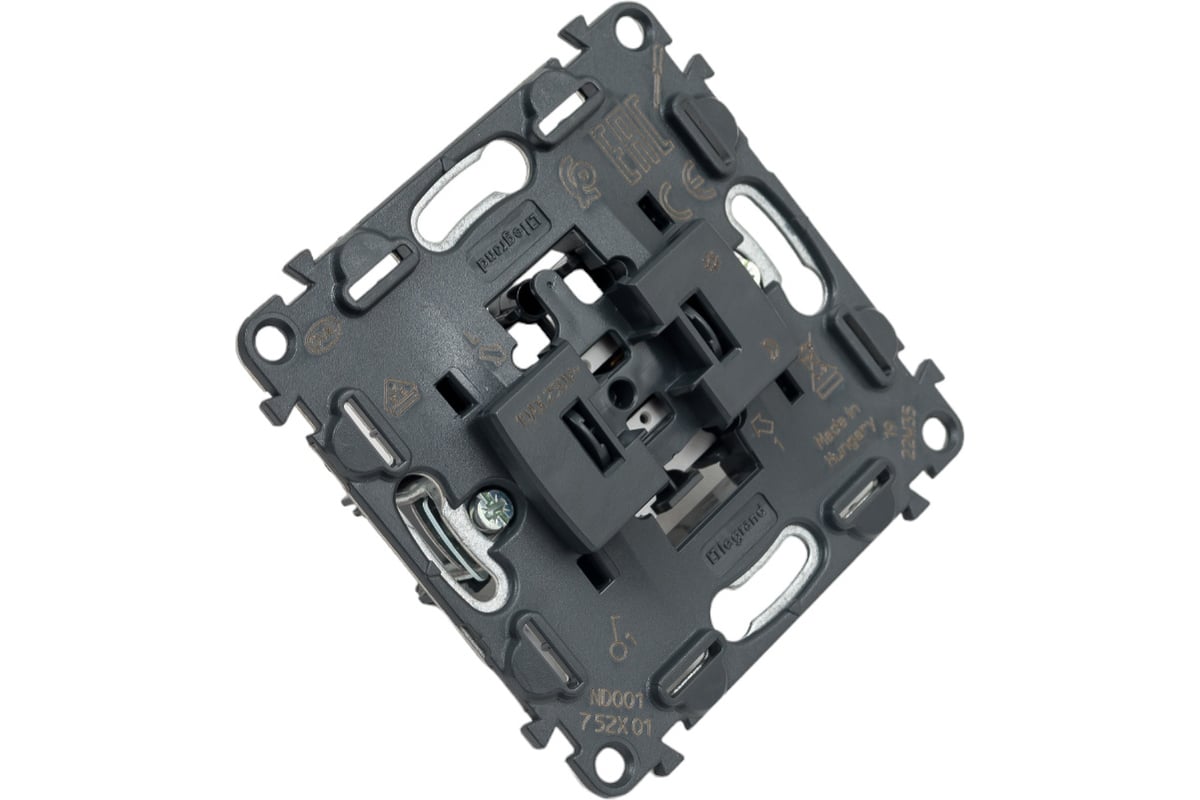 Механизм выключателя Legrand 1-клавишный СП Valena Inmatic 10 А IP20 ...