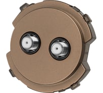 Розетка TDM ELECTRIC TV/SAT проходная бронза, "байкал" SQ1819-0421