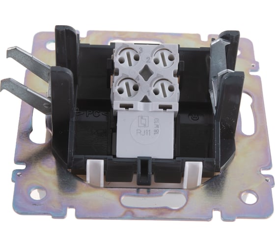 Розетка Legrand телефонная RJ11 Legrand Valena белый 774438