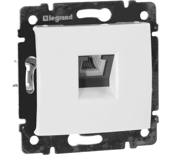 Розетка Legrand телефонная RJ11 Legrand Valena белый 774438