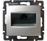 Розетка Legrand компьютерная RJ45 категория 5e UTP Legrand Valena монтаж на винтах алюминий 770238 1