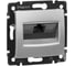 Розетка Legrand компьютерная RJ45 категория 5e UTP Legrand Valena монтаж на винтах алюминий 770238 2